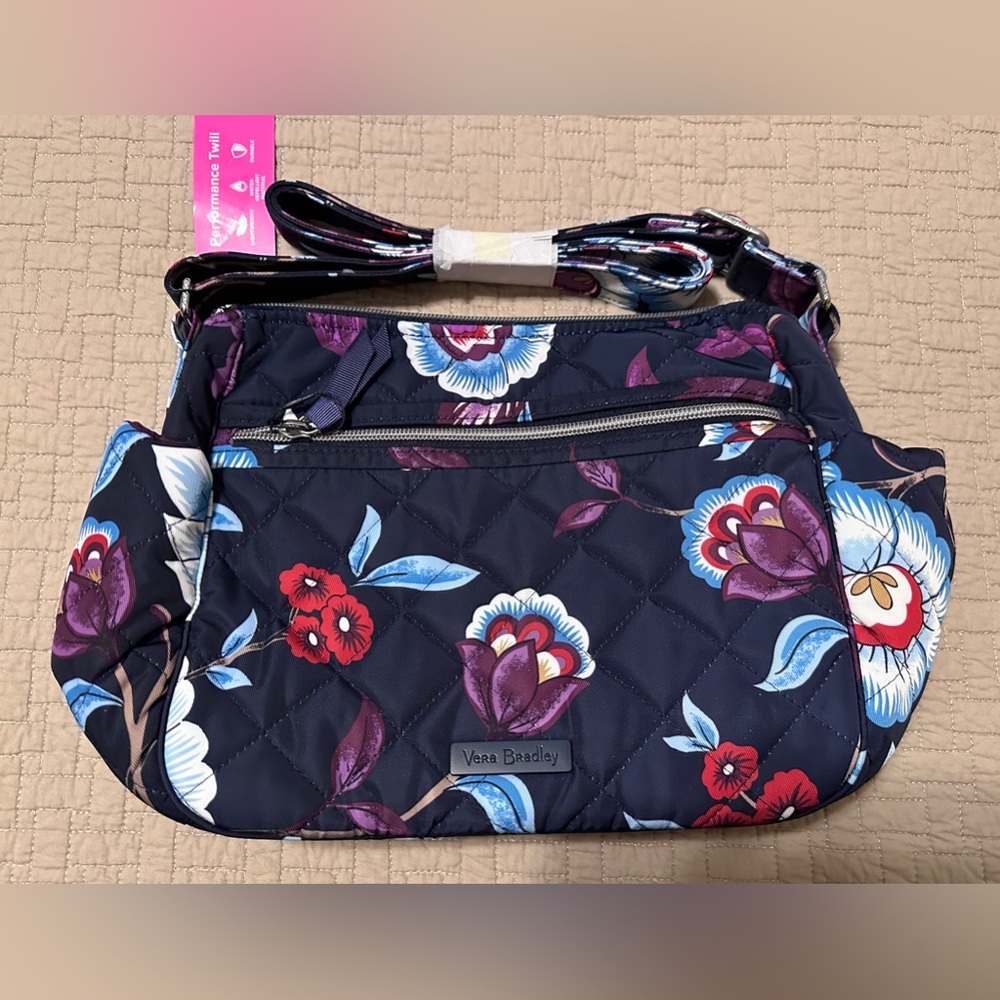 NWT Vera Bradley On the Go Crossbody Mayfair in Bloom